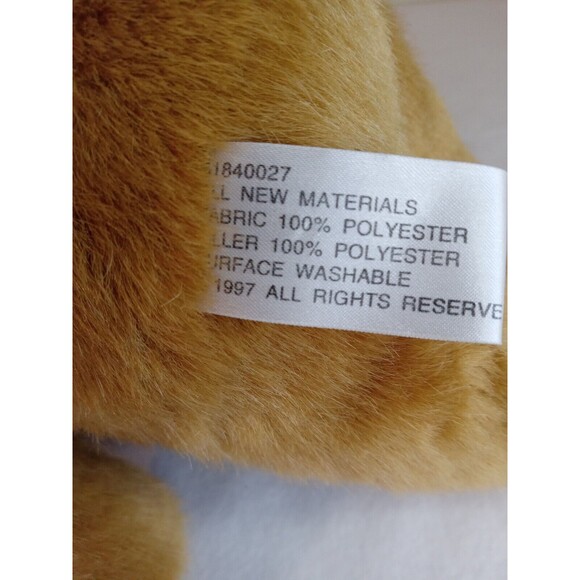 Vintage 1997 Winter Season Moose Beige Plush Toy, Soft Stuffed Animal Toy 14" IN - Picture 4 of 6